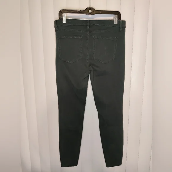 Loft Dark Green Legging Pants Size 28 - Picture 2 of 4